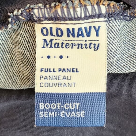 Old navy maternity jeans full panel bootcut size 4 - Picture 6 of 9